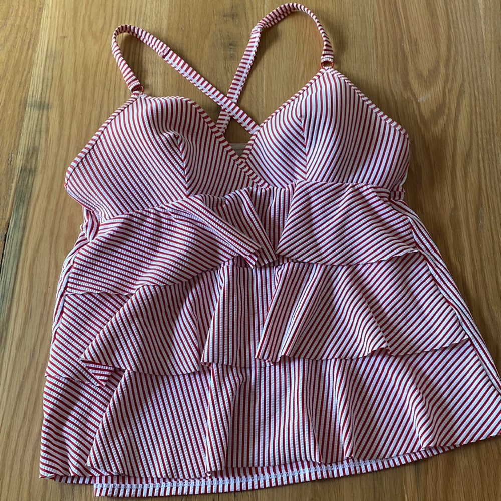 Striped Tankini Top
